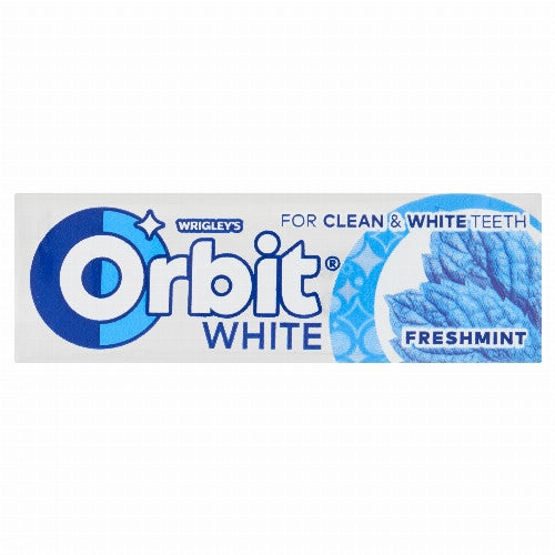 Orbit White Freshmint mentaízű cukormentes rágógumi édesítőszerrel 14 g