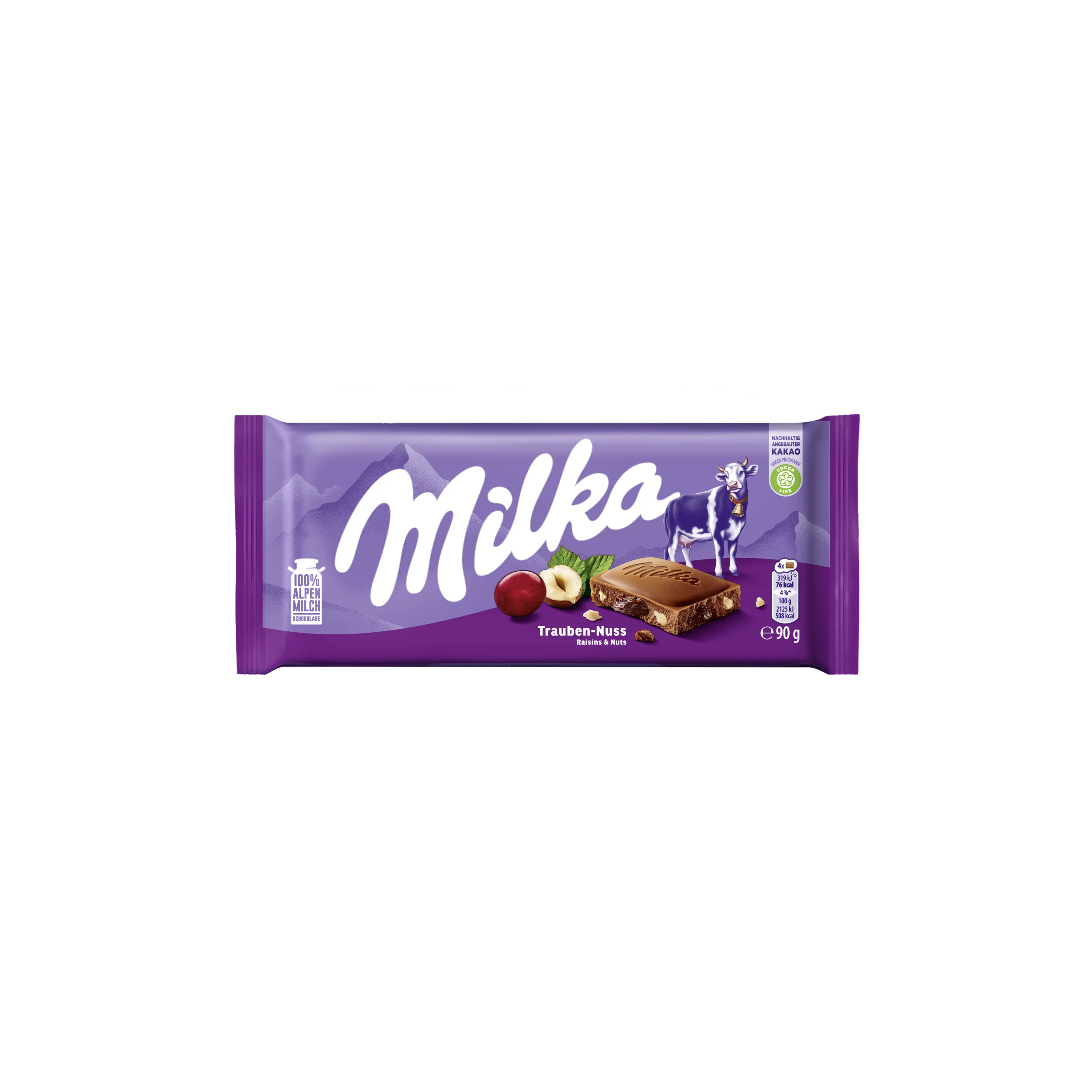 Milka mazsolás-mogyorós 90g
