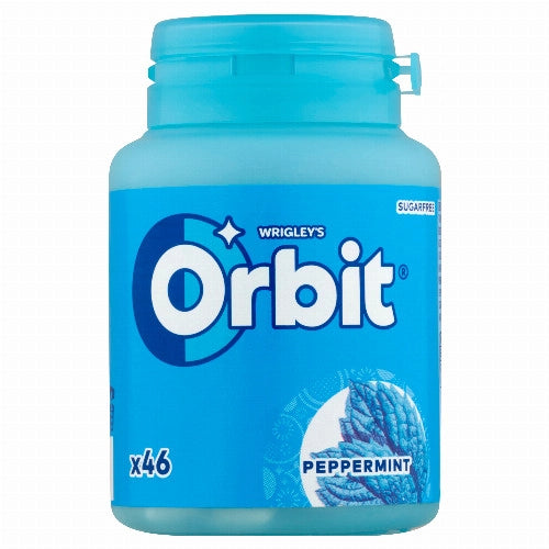 Orbit Peppermint mentaízű cukormentes rágógumi édesítőszerrel 64 g