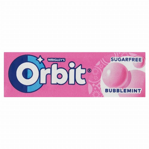 Orbit Bubblemint gyümölcs- és mentaízű cukormentes rágógumi édesítőszerrel 14 g
